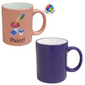 11 Oz. 2 Tone Color of the Year mug (Orchid Lavender/White) Full Color